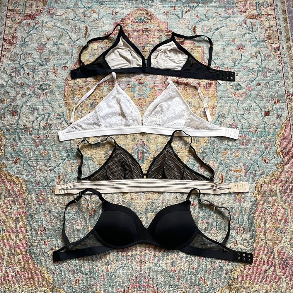 Lively Bralettes and wireless bra bundle (4) Size S/1